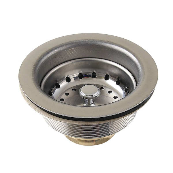 312 Inch Stainless Steel Kitchen Sink Basket Strainer, Stainless Steel